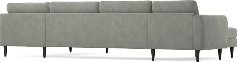 Bridge - 3-sits soffa med schäslong vänster och divan höger - Grå