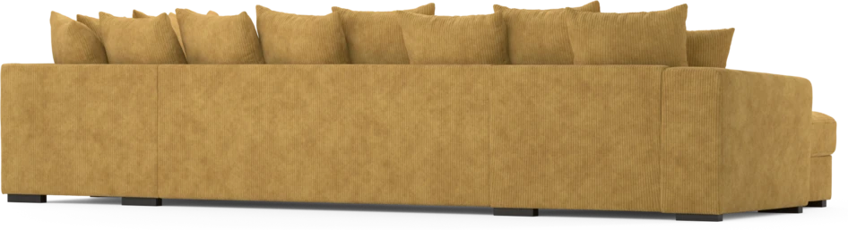 Town - 3-sits soffa med divan höger och schäslong vänster - Gul