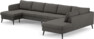 County - 4-sits soffa med schäslong vänster och divan höger - Brun