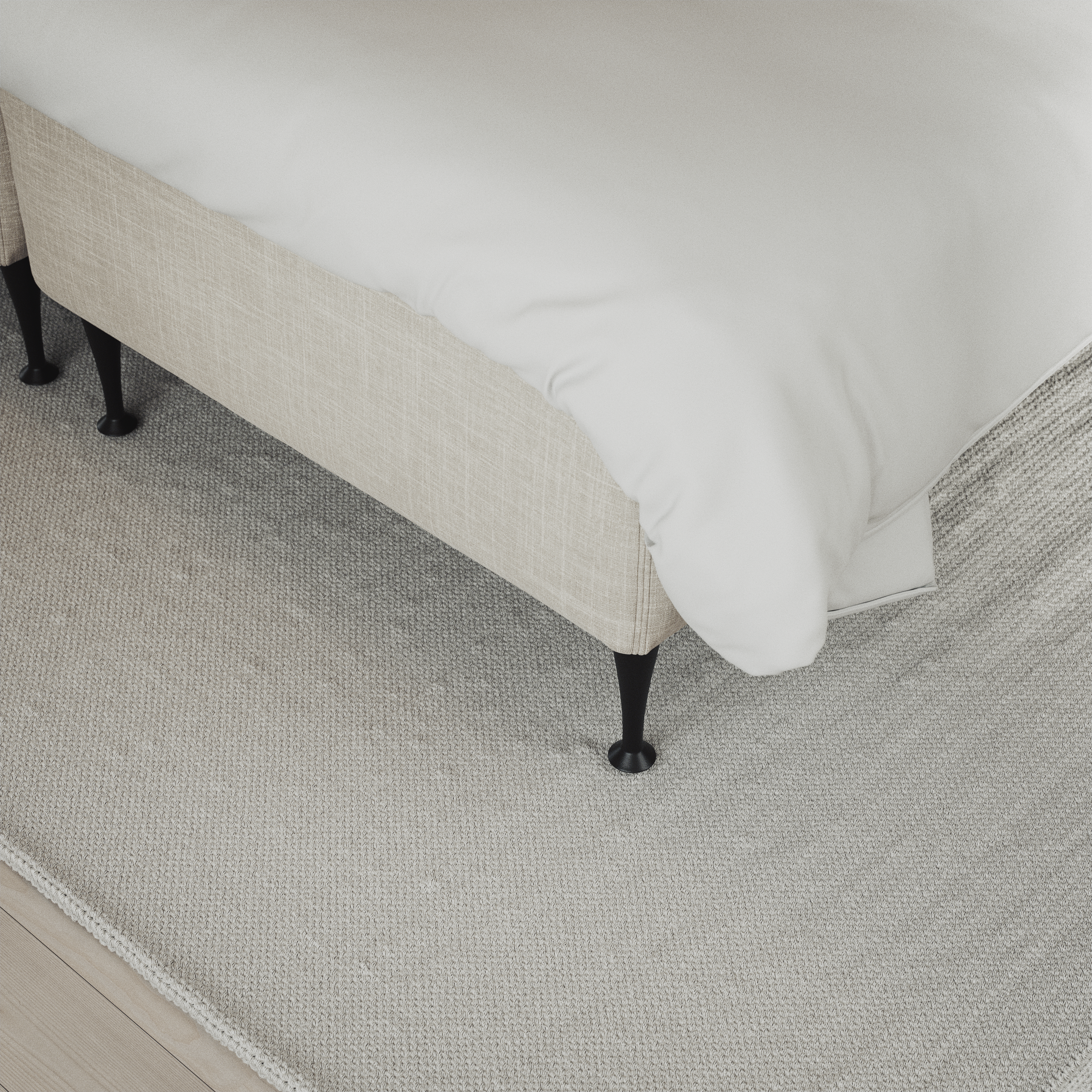 Delux Exclusive - Kontinentalsäng, enkelsäng 120 cm med bäddmadrass och sängben - inspiration