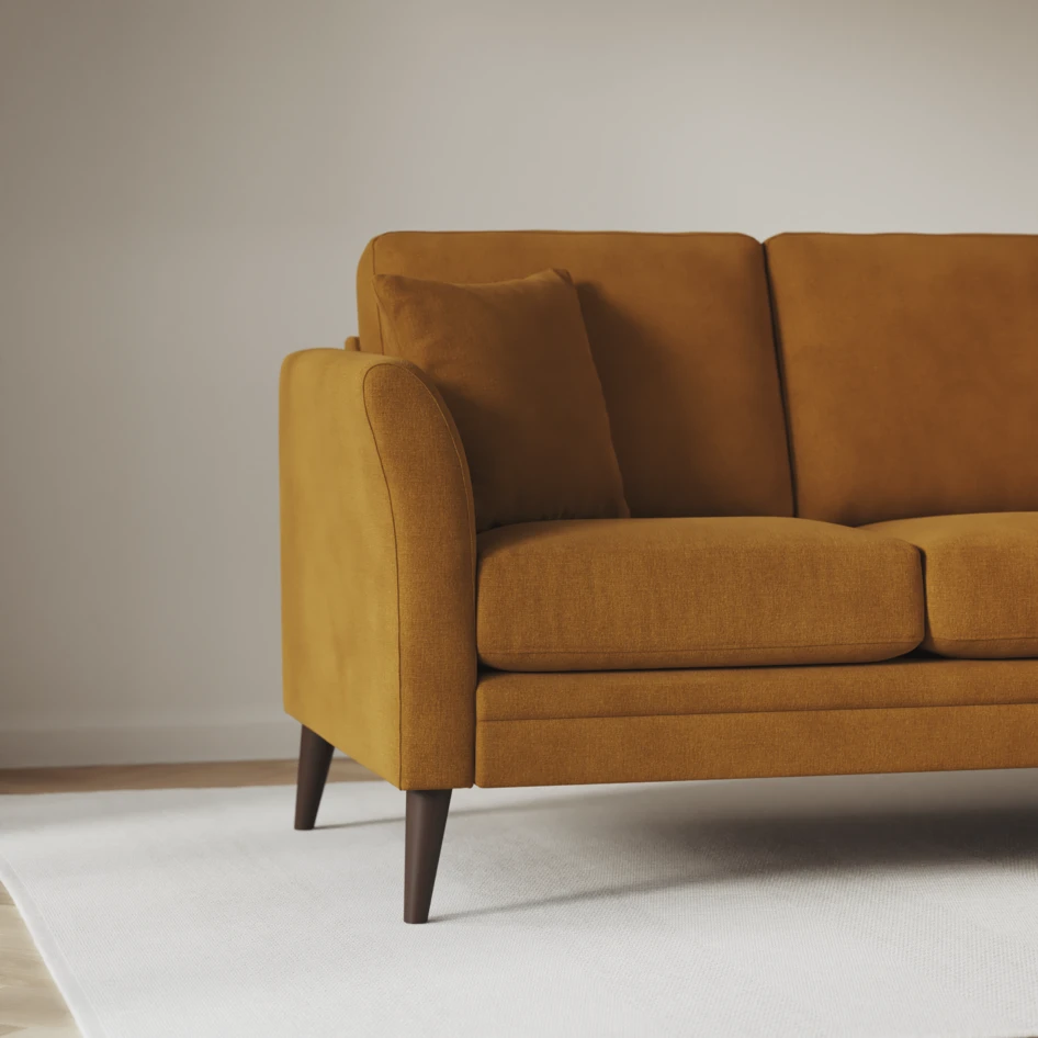 Eden - 2,5-sits soffa - Gul