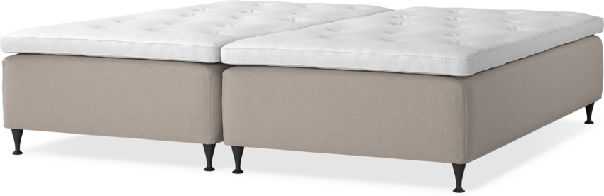 Delux Dream - Ramsäng, dubbelsäng med bäddmadrass - Beige