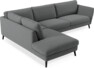 Madison - 3-sits soffa med divan vänster - Grå