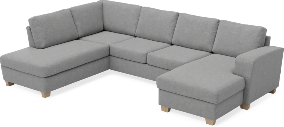 Friday - 3-sits soffa med divan vänster och schäslong höger - Grå