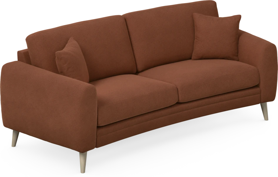 Eden - 2,5-sits soffa svängd - Orange
