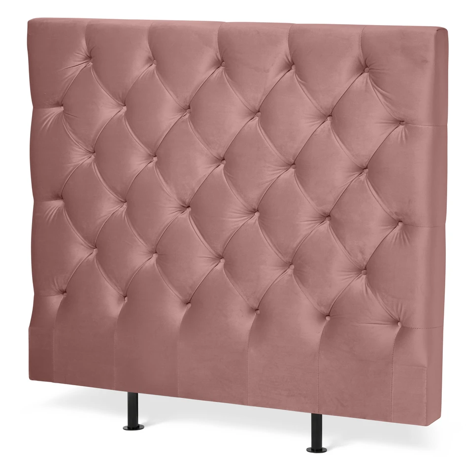 Avon L pikerad, låg - Sänggavel, B 90-140 cm - Rosa