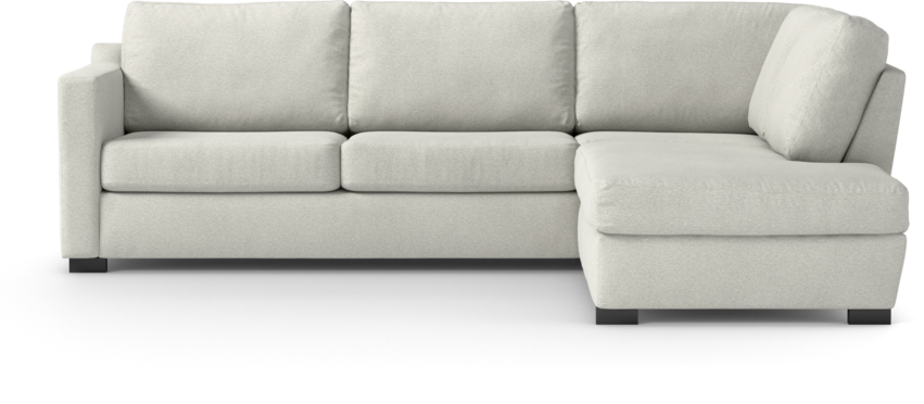 Friday - 2,5-sits soffa med divan höger - Vit