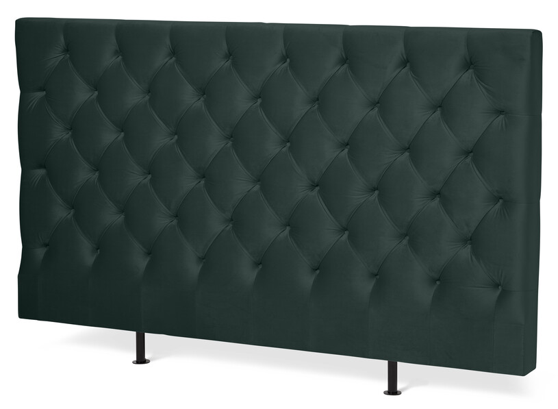 Avon L pikerad, låg - Sänggavel, B 160-210 cm - Grön