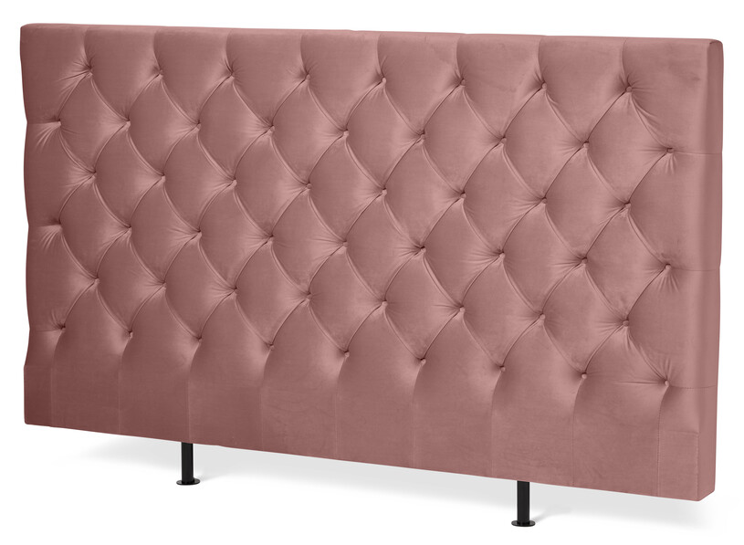 Avon L pikerad, låg - Sänggavel, B 160-210 cm - Rosa