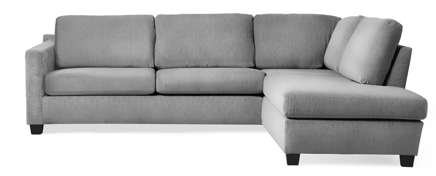Friday - 2,5-sits soffa med divan höger - Grå