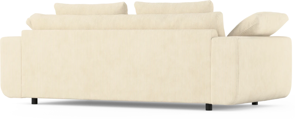 Amie - 3-sits soffa - Vit