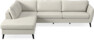 County - 2,5-sits soffa med divan vänster - Vit