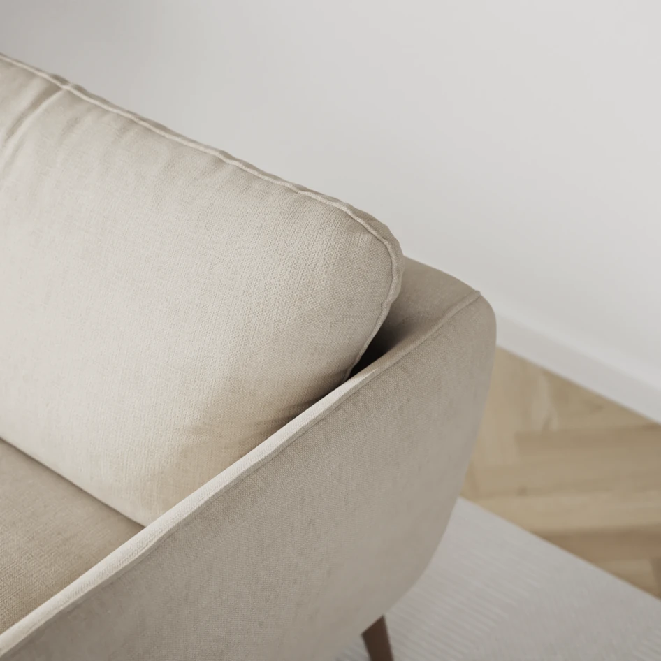 Madison Lux - Hörnsoffa med schäslong höger - Beige