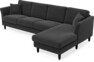 Eden - 3-sits soffa med schäslong - Grå