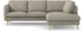 Madison Lux - 2-sits soffa med divan höger - Vit