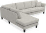 Eden - 3-sits soffa med divan - Grå