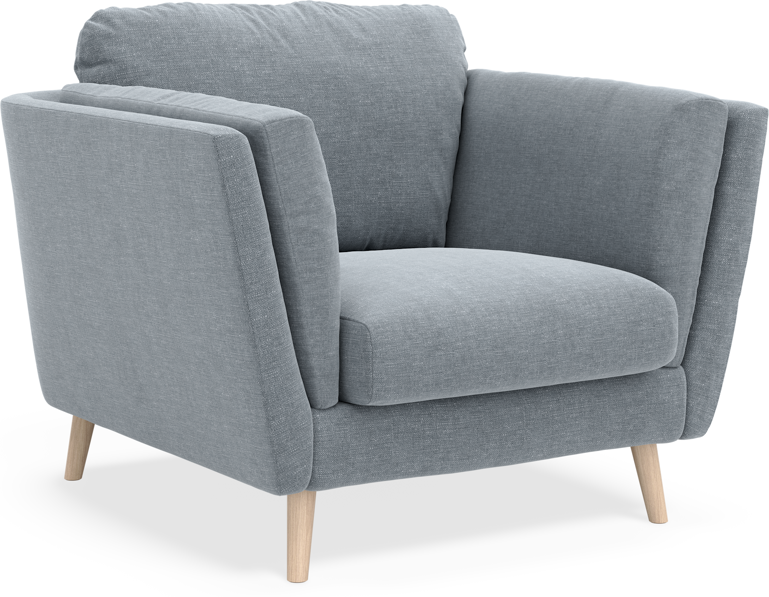 Madison Lux - Fåtölj, 70 cm - Blå