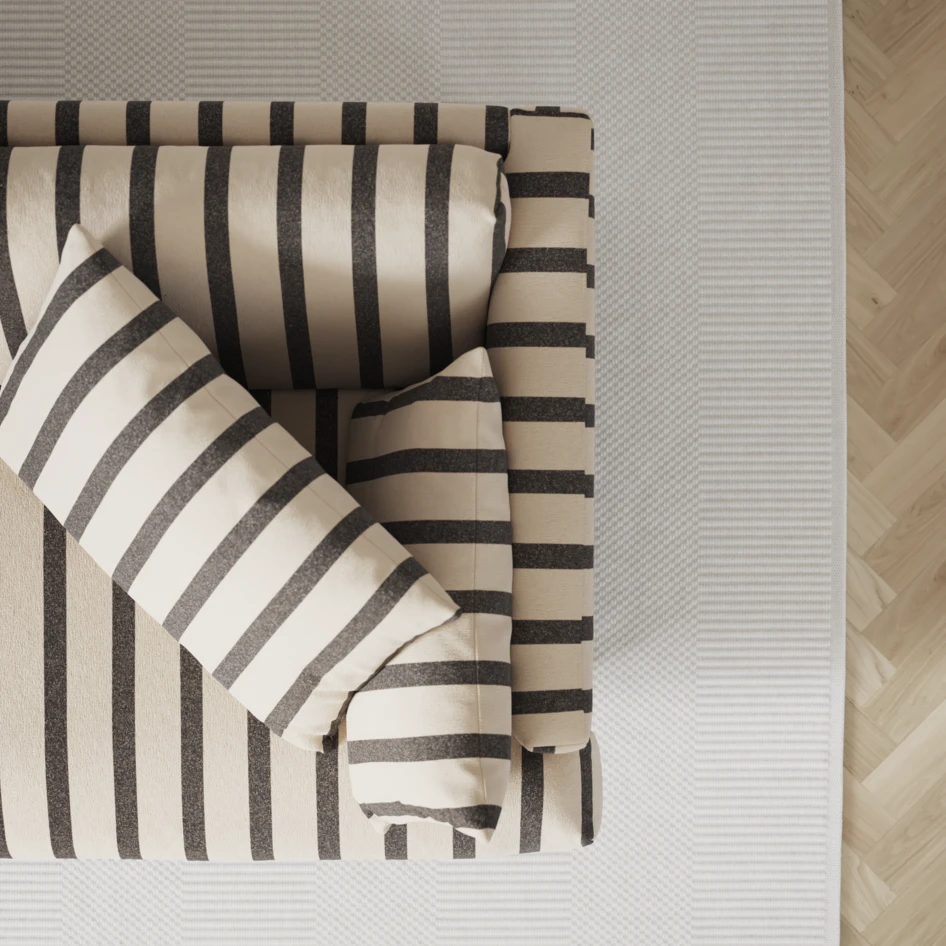 Harper - 3-sits soffa med divan vänster - Flerfärgad