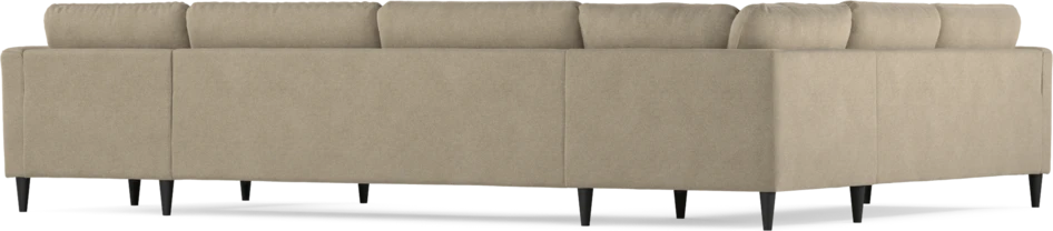 Bridge - Hörnsoffa, 2+3-sits med schäslong höger - Beige