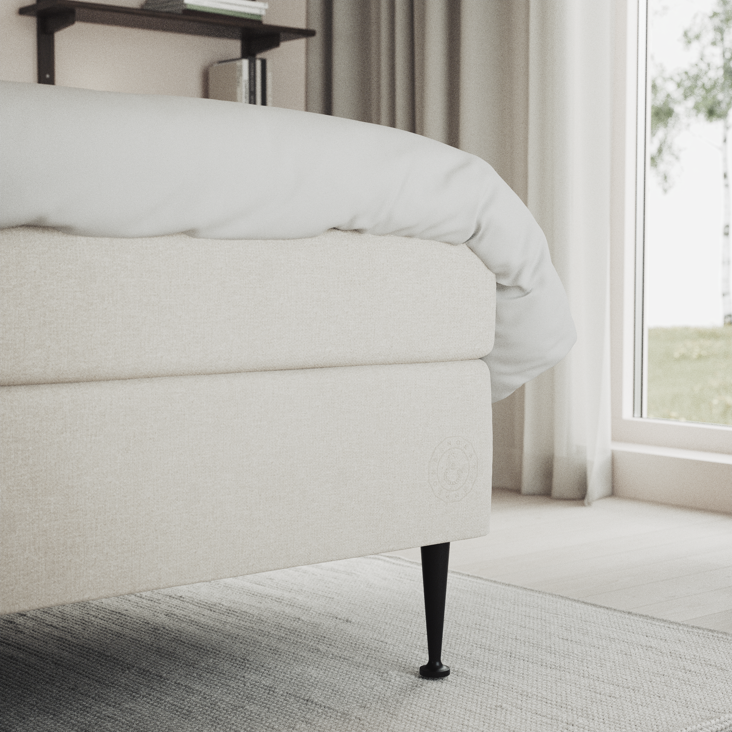 Asperö Comfort - Kontinentalsäng, dubbelsäng med bäddmadrass Comfort och sängben - inspiration