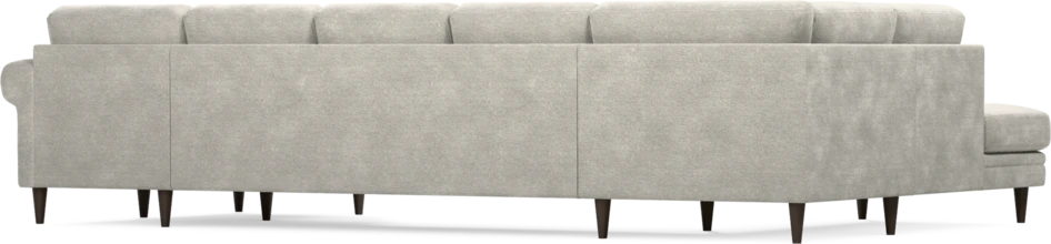 Eden - 3-sits soffa med divan vänster och schäslong höger - Grå
