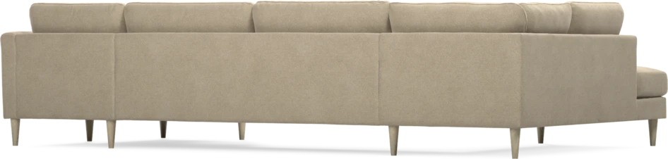 Bridge - 3-sits soffa med divan vänster och schäslong höger - Beige