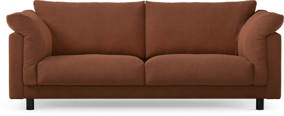 Cherrie - 2,5-sits soffa, fast klädsel - Orange