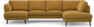 Madison Lux - 2-sits soffa med schäslong vänster och divan höger - Gul