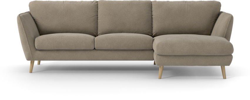 Madison - 2-sits soffa med schäslong höger - Beige