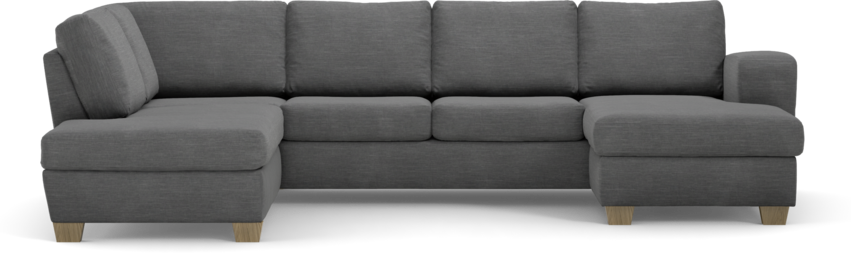 Friday - 3-sits soffa med divan vänster och schäslong höger - Grå