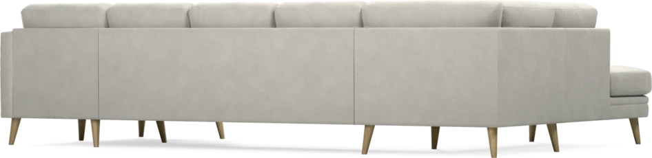 Eden - 3-sits soffa med divan vänster och schäslong höger - Grå