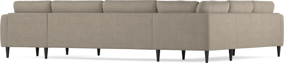 Bridge - Hörnsoffa, 2+3-sits med schäslong höger - Beige