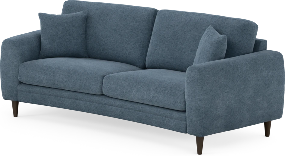 Eden - 2,5-sits soffa svängd - Blå