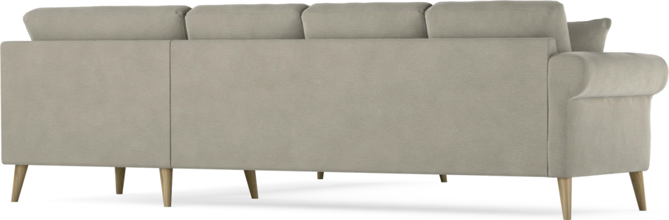 Eden - Hörnsoffa, 3+3-sits - Brun