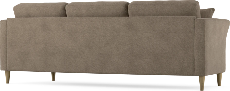 Eden - 3-sits soffa svängd - Brun