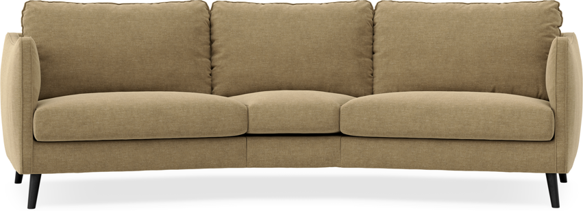 Madison - 3-sits soffa svängd, 90 cm - Brun