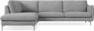 Madison Lux - 3-sits soffa med divan vänster - Vit