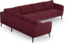 County - Hörnsoffa, 2+3-sits - Röd