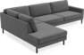 Sierra - 3-sits soffa med divan vänster - Grå