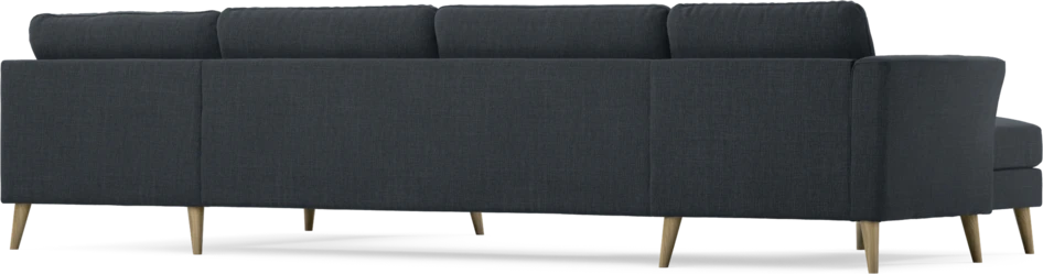 Bridge - 3-sits soffa med schäslong vänster och divan höger - Blå