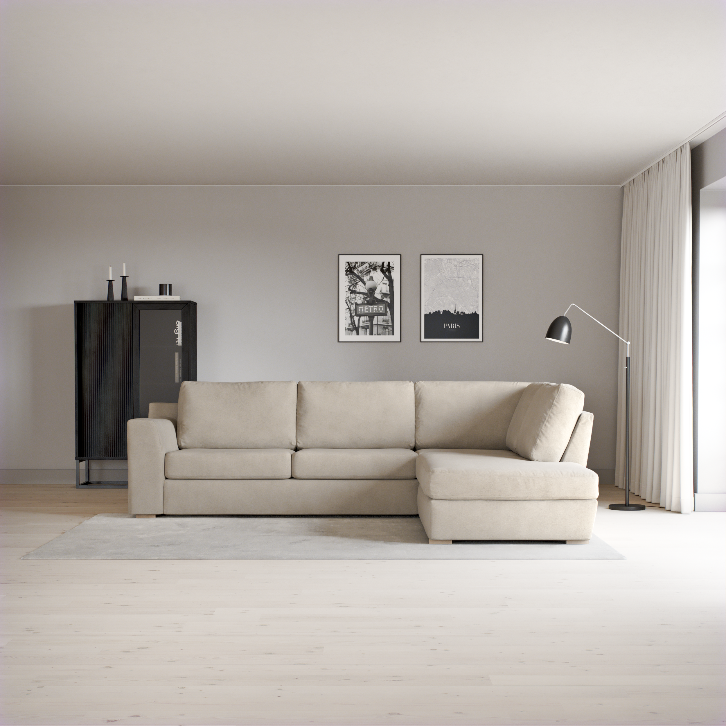 Friday - 2,5-sits soffa med divan höger - inspiration