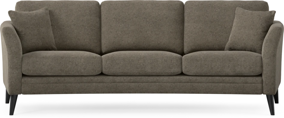 Eden - 3-sits soffa svängd - Brun