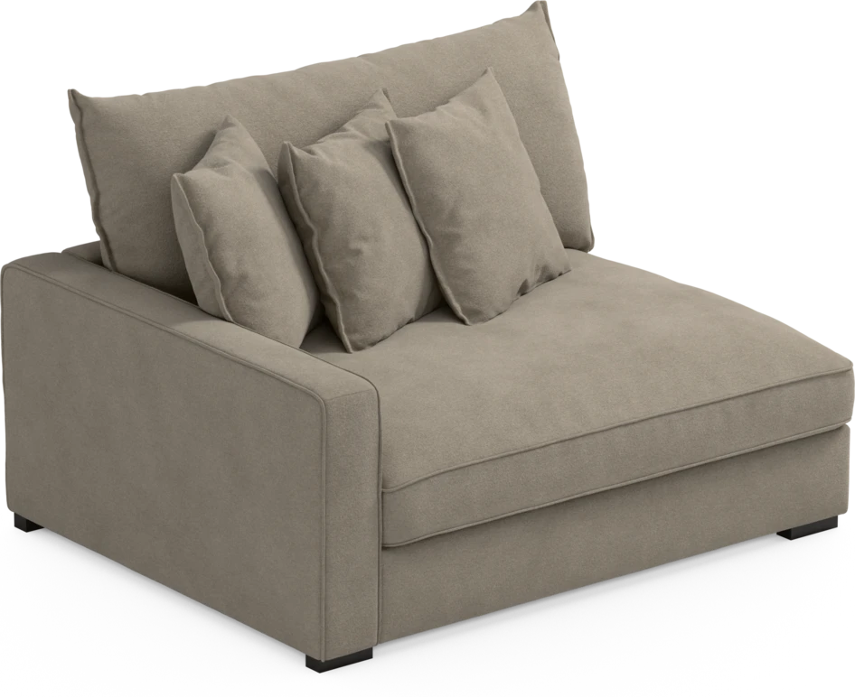 Rossi - 2-sits med armstöd vänster - Beige