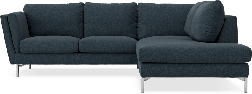 Madison - 2-sits soffa med divan höger - Turkos