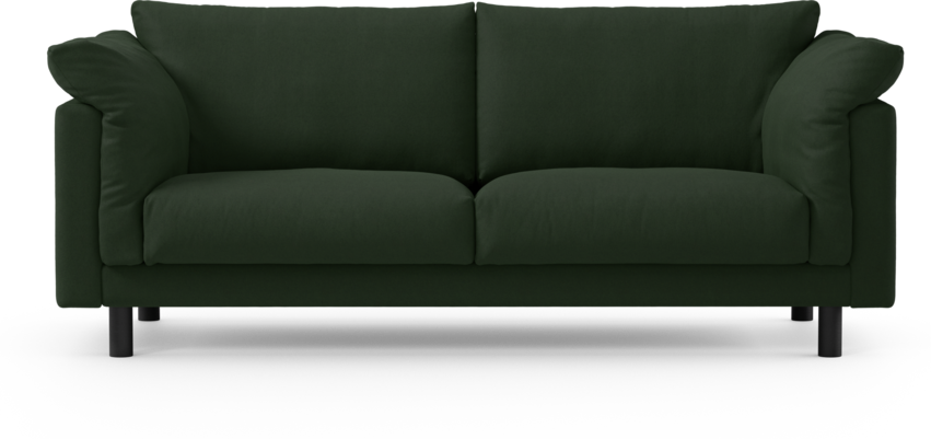 Cherrie - 2,5-sits soffa, fast klädsel - Grön