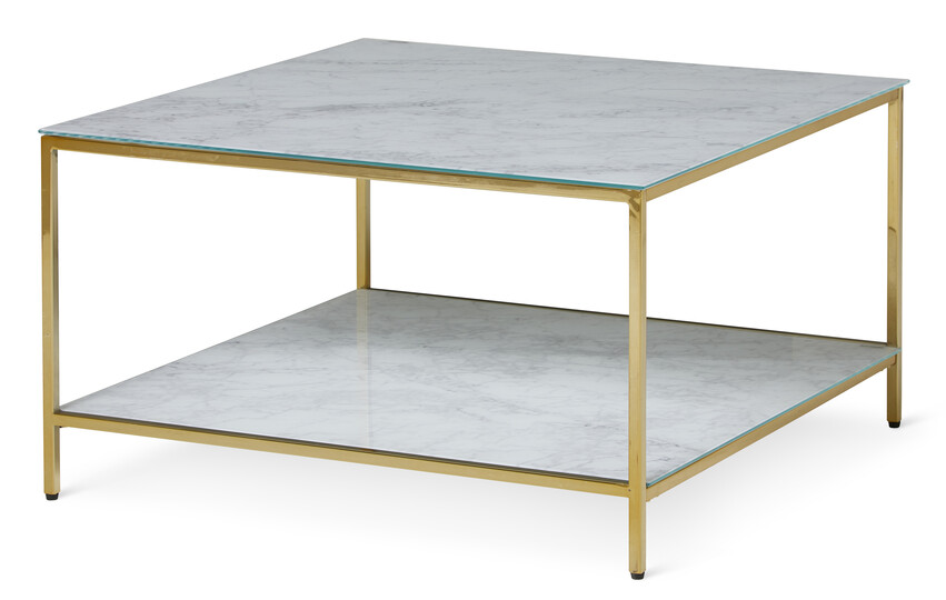 Nancy - Soffbord, L 80 cm - Gul