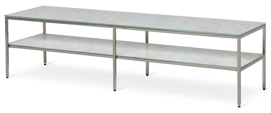 Nancy - Tv-bänk, B 160 cm - Grå