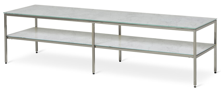 Nancy - Tv-bänk, B 160 cm - Grå