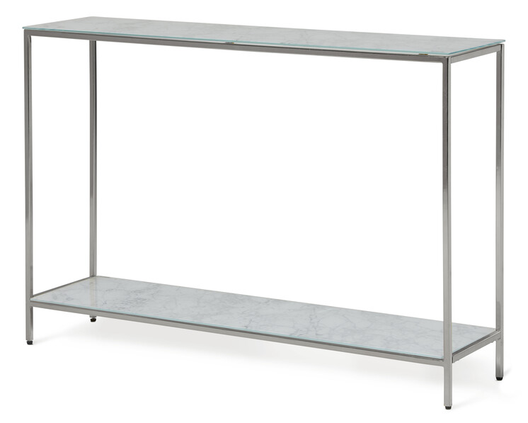 Nancy - Avlastningsbord, B 120 cm - Grå