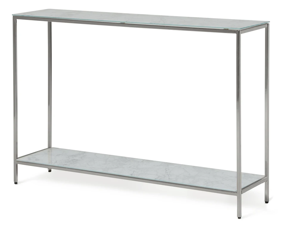 Nancy - Avlastningsbord, B 120 cm - Grå